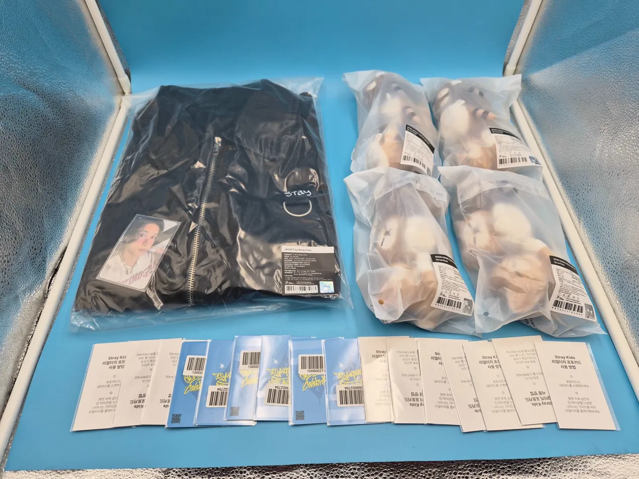 K-pop merchandise verified at warehouse